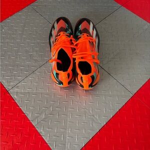 Adidas Men’s ' Vibrant Orange and Black Soccer cleats